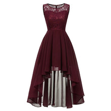 Load image into Gallery viewer, back dark blue halter Bow Bridesmaid Dresses