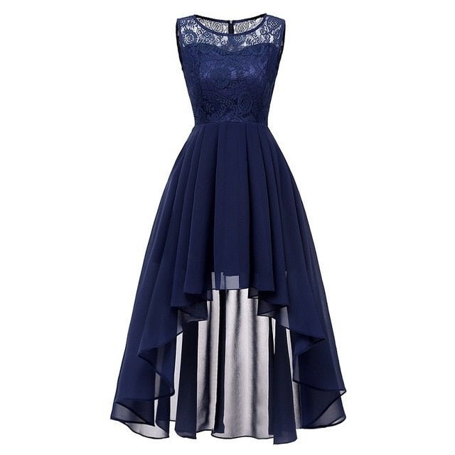 back dark blue halter Bow Bridesmaid Dresses – Su PV
