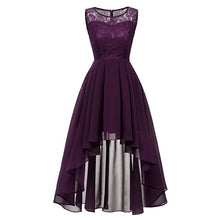 Load image into Gallery viewer, back dark blue halter Bow Bridesmaid Dresses
